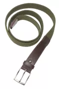 Ceinture élastique vert olive de 130 cm à 190 cm