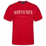 T-shirt North 56°4 rouge col rond casual 
