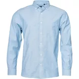 Chemise Oxford bleu clair extensible et chic
