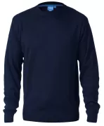 Pull col rond D555 bleu marine modèle ADKIN