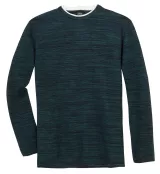 Pull col rond Gris Kitaro effet chiné