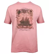 T-shirt nautique délavé Rouge Corail Great Journeys