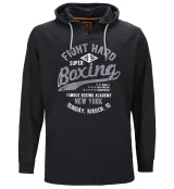 T-shirt capuche Boxing noir imprimé NY