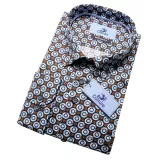 Chemise Brun manche longue de 3XL à 6XL