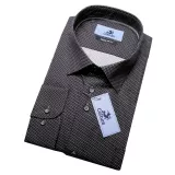 Chemise noire manche longue de 3XL à 6XL