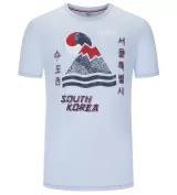 T-shirt manche courte bleu clair 3XL à 8XL - South Korea