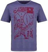 T-shirt bleu indigo Seoul Tigers style sport 