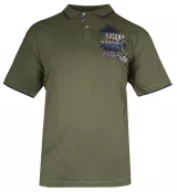 Polo manche courte kaki de 3XL à 6XL