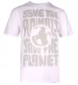 T-shirt manche courte blanc de 3XL à 8XL - Save Animals