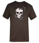 T-shirt manche courte Vert army de 3XL à 7XL - Skull snake