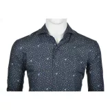 Chemise bleu marine manche longue de 2XL à 6XL