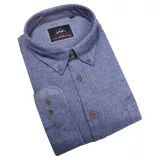 Chemise manche longue bleu denim de 2XL à 6XL