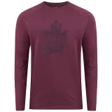 T-shirt manche longue bordeaux 3XL à 8XL