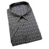 Chemise manche courte motifs vert de 2XL à 5XL