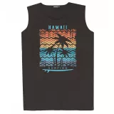 Tshirt Grande Taille sans manche noir du 2XL au 12XL