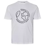 T-shirt manche courte blanc 2XL à 8XL coton responsable