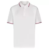 Polo piqué manche courte blanc 3XL à 8XL