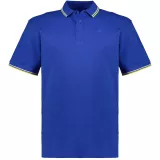 Polo piqué manche courte bleu 3XL à 8XL
