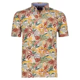 Polo col chemise orange manche courte de 2XL à 6XL