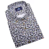 Chemise bleu marine manche courte de 2XL à 6XL