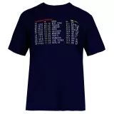 T-shirt manche courte bleu marine de 3XL à 8XL