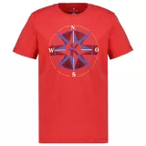 T-shirt manche courte Mélange de rouge 3XL à 8XL