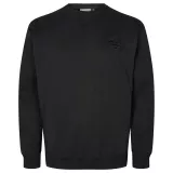 Sweat coton bio noir 2XL à 8XL