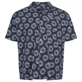 Chemise manches courtes bleu marine de 2XL à 8XL