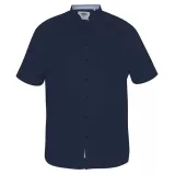 Chemise bleu marine oxford manche courte de 2XL à 8XL