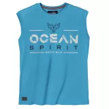Débardeur Ocean Spirit bleu azur esprit marin