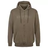 Sweat cardigan à capuche vert olive 3XL à 8XL