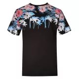 T-shirt manche courte noir de 3XL à 8XL - Fiori