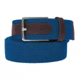 Ceinture élastique bleu denim de 130 cm à 190 cm