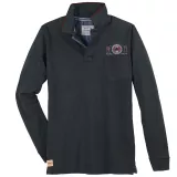 Polo manche longue gris anthracite de 3XL à 10XL - Rocky Mountains