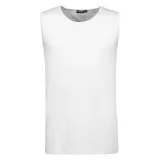Tshirt débardeur  Grande Taille blanc Comfort Fit