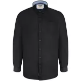 Chemise noire manche longue de 2XL à 8XL