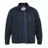 Veste sherpa polaire bleu marine de 3XL à 8XL