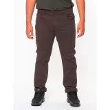 Pantalon 5 poches Brun Foncé stretch