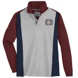 Polo colorblock barolo Stanford manches longues