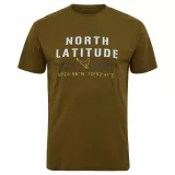 North 56°4 T-shirt manche courte Vert army 3XL à 10XL