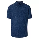 Chemise manche courte bleu marine de 2XL à 6XL