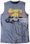 T-shirt sans manche imprimé The Doors Gris 2XL et 3XL