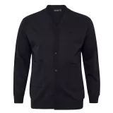 Gilet noir avec boutons et poches