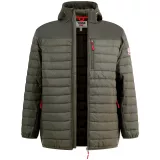 Blouson hybride D555 NORTHFIELD kaki capuche
