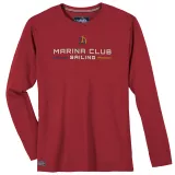 T-shirt manches longues Redfield Marina rouge hibiscus