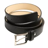 Ceinture imprimée noire moderne chic