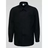 Chemise manche longue noire Easy Iron