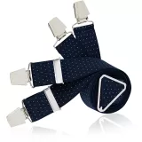 Bretelles X-Form LINDENMANN bleu marine point