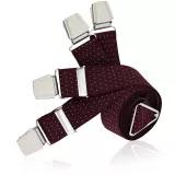 Bretelles X-Form LINDENMANN bordeaux point