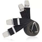 Bretelles X-Form LINDENMANN motif gris anthracite